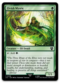 Elvish Mystic #238 (NM) Lord of the Rings LTC Magic MTG - Image 1