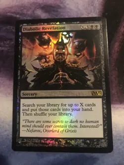 Magic The Gathering MTG Diabolic Revelation FOIL - LP M13 2013 Witherbloom - Image 1
