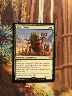 1x Dune Chanter NM Eng MTG - Commander Outlaws of Thunder Junction - Image 1