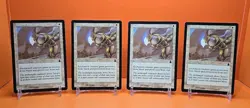 ⚪ (4) 1999 MAGIC THE GATHERING URZA'S DESTINY MASK OF LAW AND GRACE #11 PLAYED - Image 1