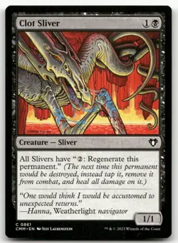 Clot Sliver #861 (NM) Commander Masters CMM Magic MTG - Image 1