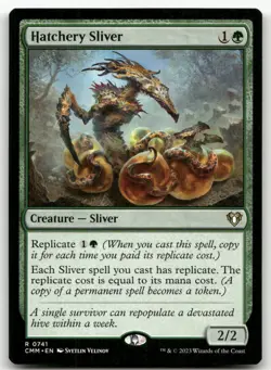 Hatchery Sliver #741 (NM) Commander Masters CMM Magic MTG - Image 1
