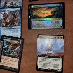 MAGIC COMMANDER DECK MTG FUN - Primeval Spawn Full Art 5 Colors ***DOMAIN*** Fun - Image 2