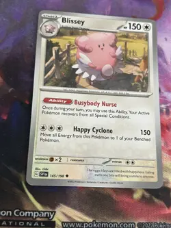 Blissey 145/198 Uncommon | Scarlet & Violet | Pokemon Card Nm - Image 1