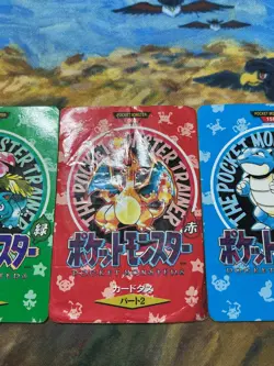 Venusaur & Charizard & Blastoise Town Map Japanese Pocket Monster Vintage #2790 - Image 5