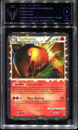 Typhlosion HGSS09 TCG 7 Black Star Promo 2010 Collector Tin Pokemon Card - Image 1