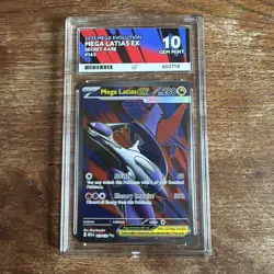 Pokemon Card Mega Latias EX SR Mega Symphonia Graded Gem Mint 10 - Image 1