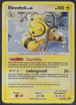 Elevoltek 25/132 Holo Rare - Ratselhafte Wunder - DE - EXC - Pokemon TCG Karte - Image 1