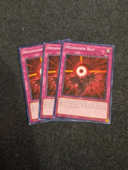YUGIOH x3 BLZD-EN075 HECAHANDS BAIT - COMMON 1st EDITION - Image 1