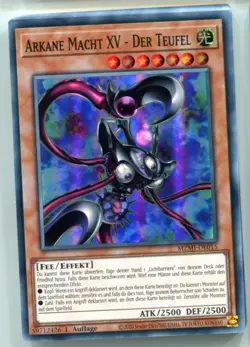 Yu-Gi-Oh! Arkane Macht XV Der Teufel Super Rare MZMI-DE015 - Image 1