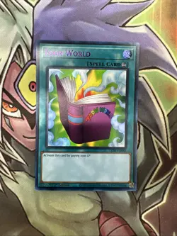 LDS1-EN068 Toon World Purple Ultra Rare 1st Edition NM Yugioh Card - Image 1