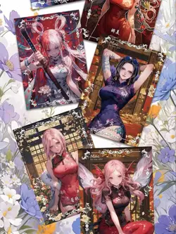 One Piece Doujin Trading Card Premium Anime CCG 13 Pack Box Kaling New Sealed - Image 5
