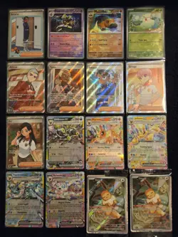 Pojemon TCG Prismatic Evolutions Mixed Card Lot Of 16 Cards - Image 1