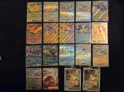 Pojemon TCG Prismatic Evolutions Mixed Card Lot Of 16 Cards - Image 2