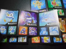 Pokemon Card Coris Promo Non Holo Sticker x4 Gyarados Tyranitar Pikachu etc#4003 - Image 2