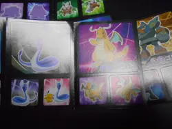 Pokemon Card Coris Promo Non Holo Sticker x4 Dragonite Ditto etc #4206 - Image 2