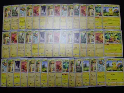 Pokemon Card Non Holo Shining Pikachu Lot Of 46 SET 023/071 025/165 etc #5555 - Image 1