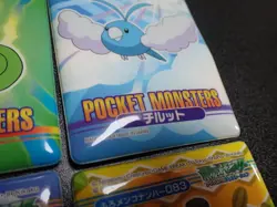 Pokemon Bandai Promo Waterproof Bathroom Menko Card x4 Kecleon Manectric et#5535 - Image 2