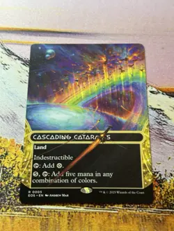 1x Cascading Cataracts (#5) - Extended Art NM Eng MTG - Edge of Eternities - Image 1