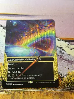 1x Cascading Cataracts (#5) - Extended Art NM Eng MTG - Edge of Eternities - Image 2