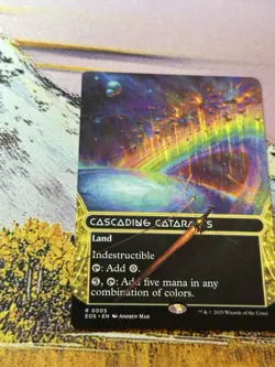 1x Cascading Cataracts (#5) - Extended Art NM Eng MTG - Edge of Eternities - Image 3