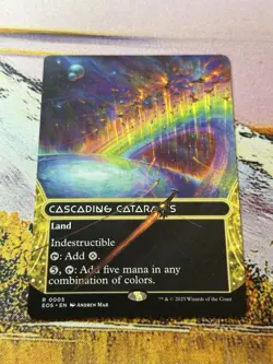 1x Cascading Cataracts (#5) - Extended Art NM Eng MTG - Edge of Eternities - Image 4