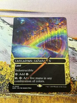 1x Cascading Cataracts (#5) - Extended Art NM Eng MTG - Edge of Eternities - Image 5