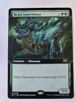 MTG - Regal Imperiosaur Extended Art- Aetherdrift - Image 1