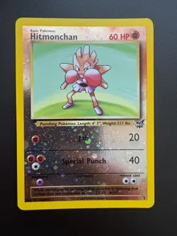 Pokemon TCG: 2003 Best of Game Reverse Holo Hitmonchan (#2) NM/LP with Swirl - Image 1