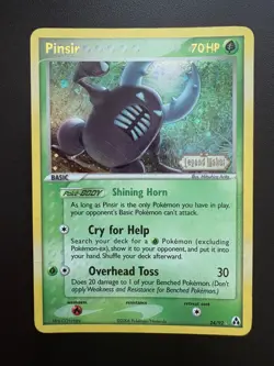 Pokemon TCG: 2006 EX Legend Maker Reverse Holo Stamped Pinsir (24/92) LP - Image 1