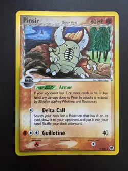 Pokemon TCG: 2006 EX Dragon Frontiers Holo Pinsir 9/101) LP - Image 1