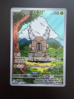 Pokemon TCG: 2024 Twilight Masquerade Illustration Rare Pinsir (168/167) - Image 1