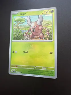 Pokemon TCG: 2025 Prismatic Evolutions Master Ball Reverse Holo Pinsir (003/131) - Image 1