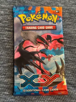 Pokemon TCG XY Base Set Factory Sealed Booster Pack Yveltal Artwork - Image 1