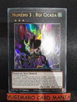 ♦Yu-Gi-Oh!♦ Numero 3 : Roi Cicada : BLAR-FR028 Ultra rare - Image 1
