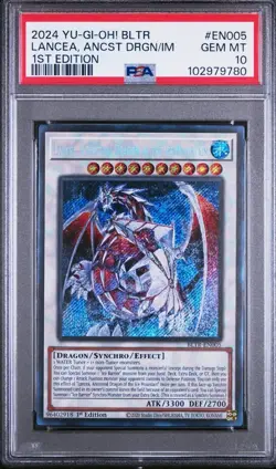 Lancea Ancestral Dragon of The Ice Mountain BLTR-EN005 PSA 10 - Image 1
