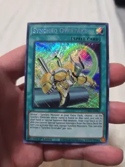 Synchro Overtake DAMA-EN067 1st Edition Secret Rare NM Yu-Gi-Oh! - Image 1