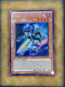 Yugioh Vanadis Of The Nordic Ascendant STOR-EN081 Secret Rare 1st Ed NM - Image 1