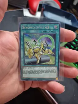Yu-Gi-Oh! Synchro Overtake 1st Edition Secret Rare DAMA-EN067 - Image 1