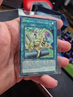 Yu-Gi-Oh! Synchro Overtake 1st Edition Secret Rare DAMA-EN067 - Image 3