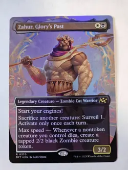 MTG - Zahur, Glory's Past FOIL Borderless- Aetherdrift - Image 1