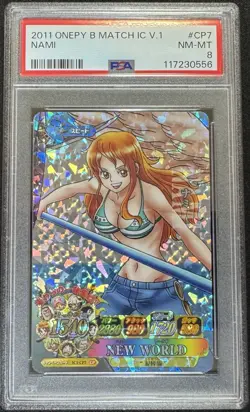 2011 One Piece Onepy Berry Match IC Volume.1 Nami IC1-CP7 CP PSA8 - Image 1