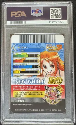 2011 One Piece Onepy Berry Match IC Volume.1 Nami IC1-CP7 CP PSA8 - Image 2