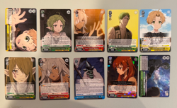 Weiss Schwarz Mushoku Tensei 60+ Cards Foil Rare Mix Roxy Eris Sylphiette B4 - Image 3