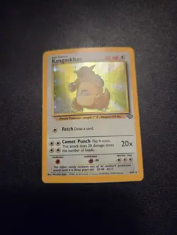 Pokemon TCG Kangaskhan Jungle Holo Card 5/64 Vintage 1999 - Image 1