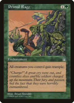 Primal Rage Stronghold NM Green Uncommon MAGIC THE GATHERING MTG CARD ABUGames - Image 1