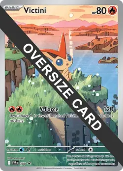 Victini - 208 Pokemon Jumbo Oversized Card - LP - Image 1