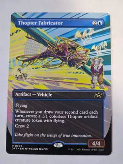 MTG - Thopter Fabricator Borderless - Aetherdrift - Image 1