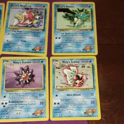 Pokemon TCG Gym Challenge & Gym Hero Misty's Lot of 17 Cards - Image 5