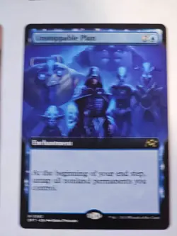 MTG - Unstoppable Plan Extended Art - Aetherdrift - Image 1